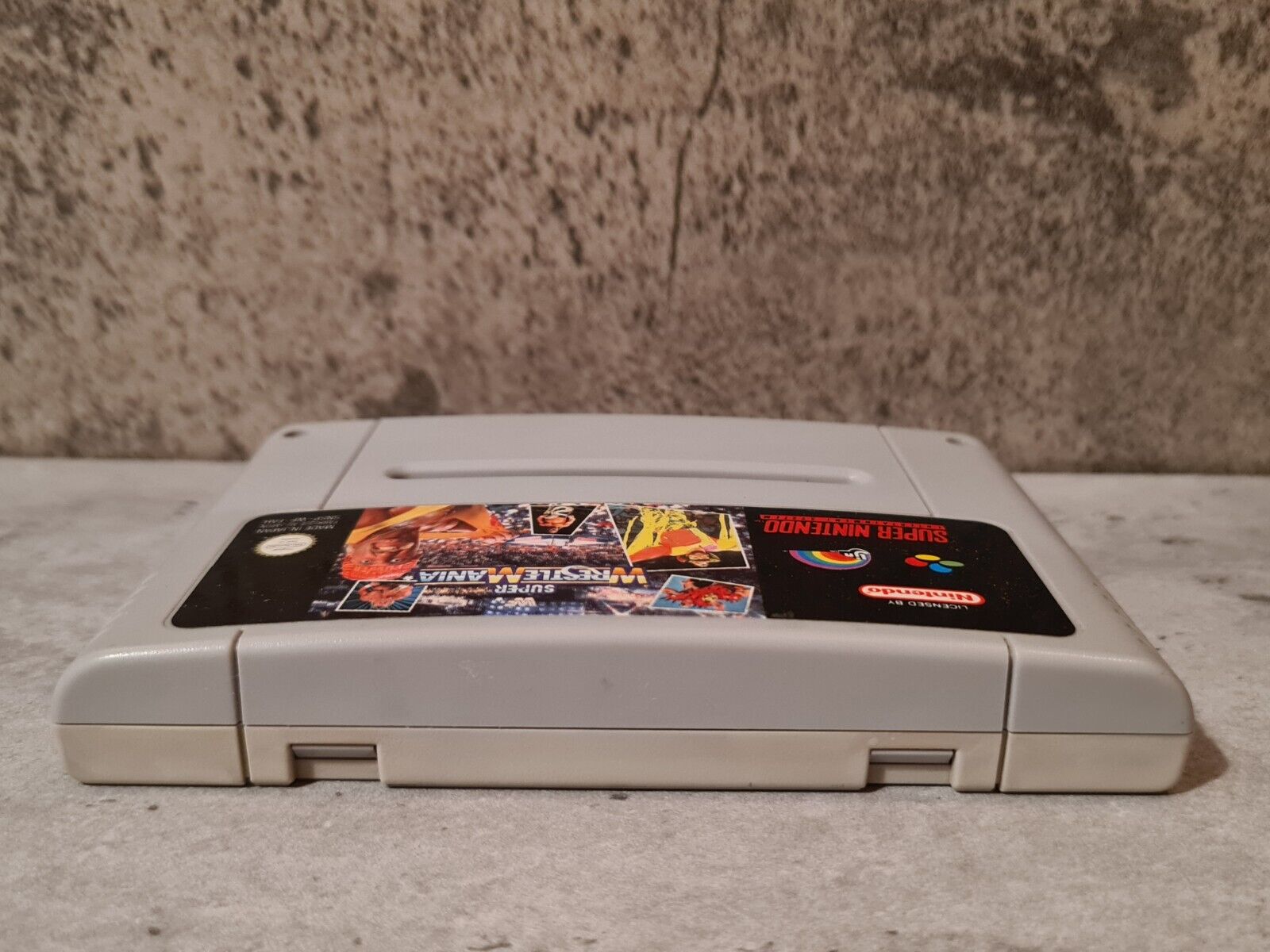 SNES Super Nintendo WWF Super Wrestlemania Modul FAH - T-Retro-Games 