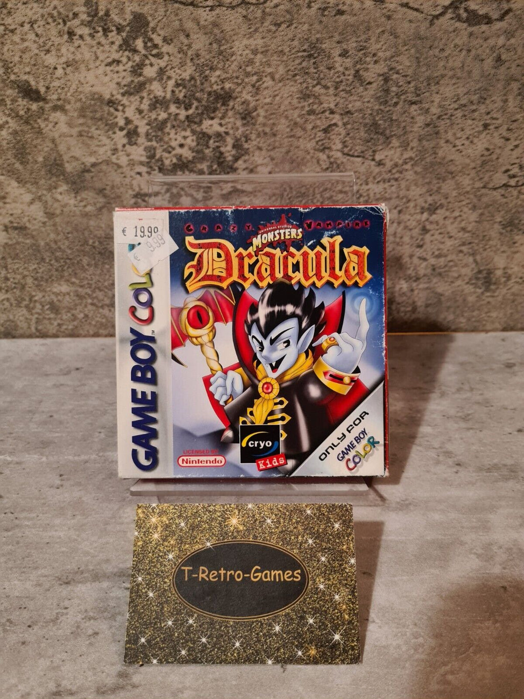 Gameboy Color Dracula Crazy Vampire mit OVP und Anleitung EUR - T-Retro-Games 