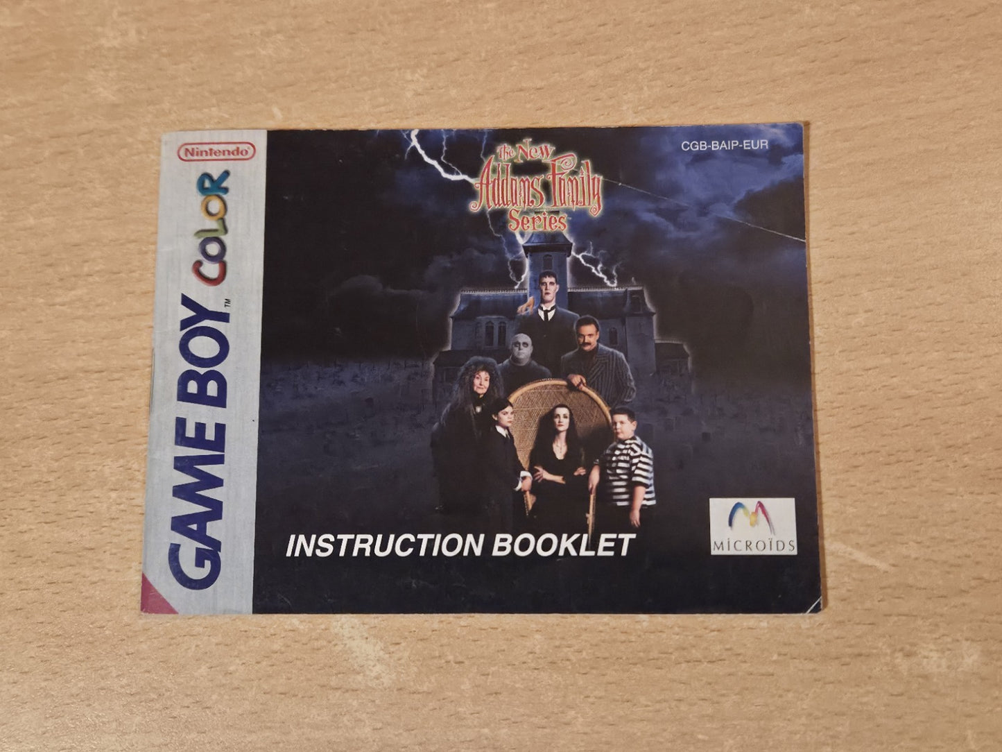 Nintendo Game Boy Color The New Adams Family Series Spielanleitung EUR
