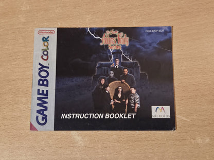 Nintendo Game Boy Color The New Adams Family Series Spielanleitung EUR