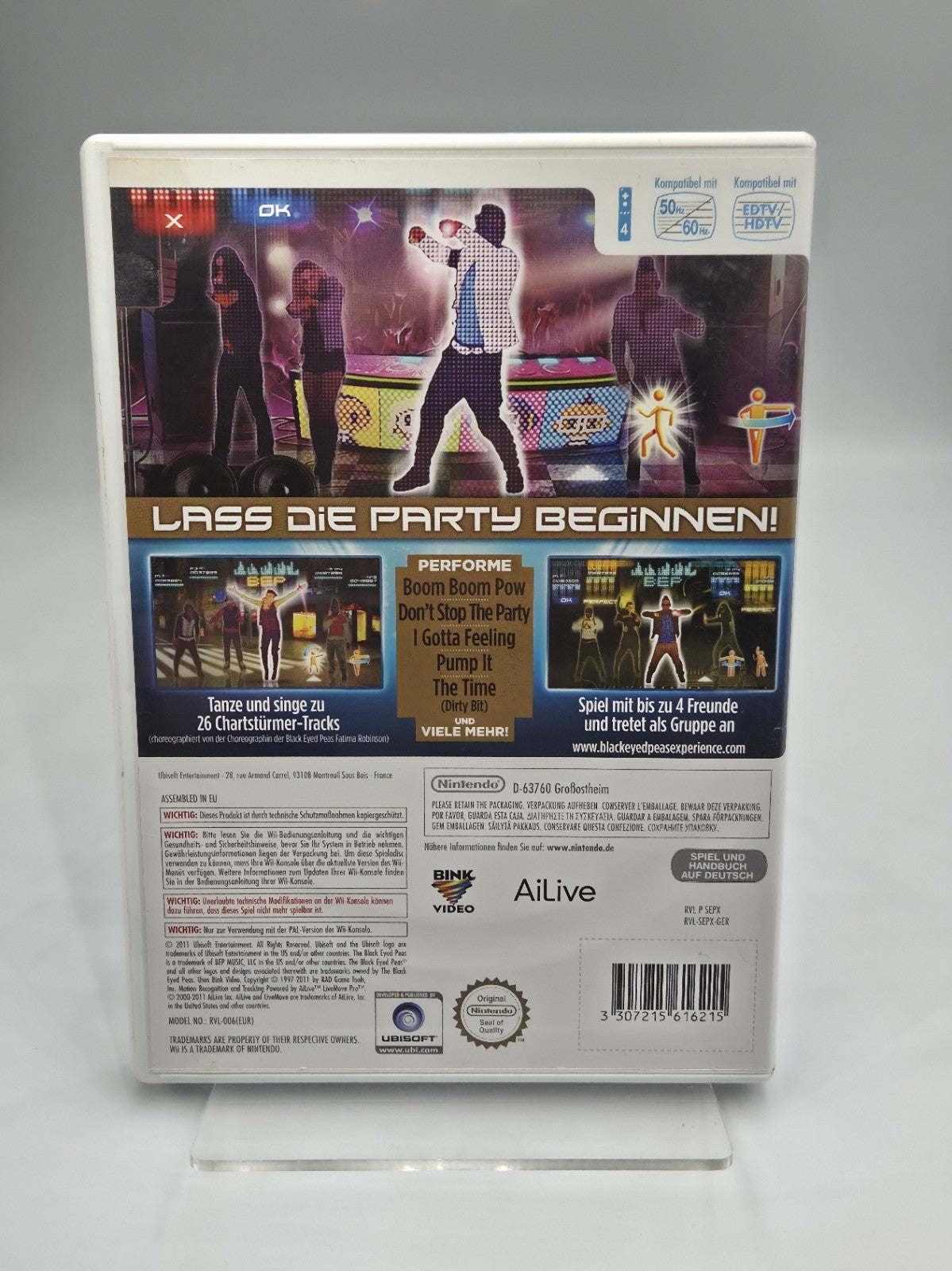 Nintendo Wii Spiel The Black Eyed Peas Experience mit OVP und Anleitung GER