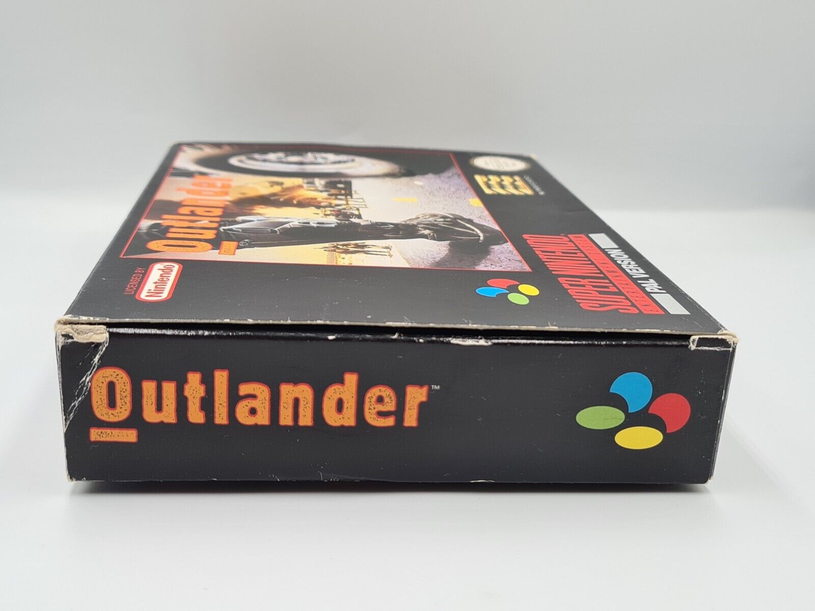 SNES Super Nintendo Outlander mit OVP und Anleitung NOE - T-Retro-Games 