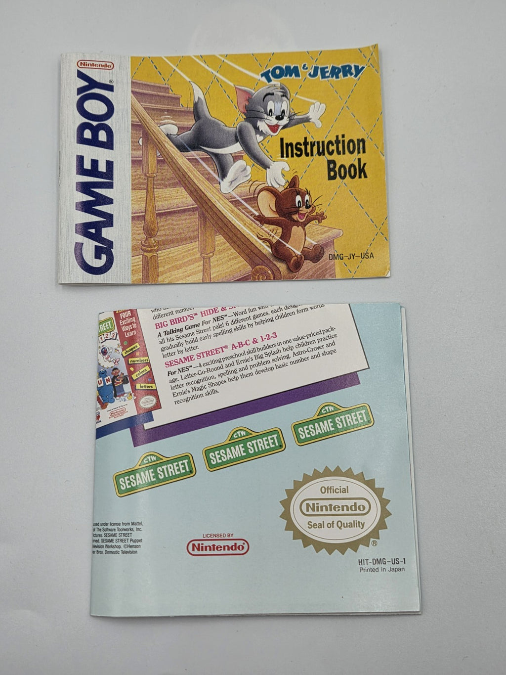 Nintendo Game Boy Classic Spiel Tom & Jerry mit OVP und Anleitung USA