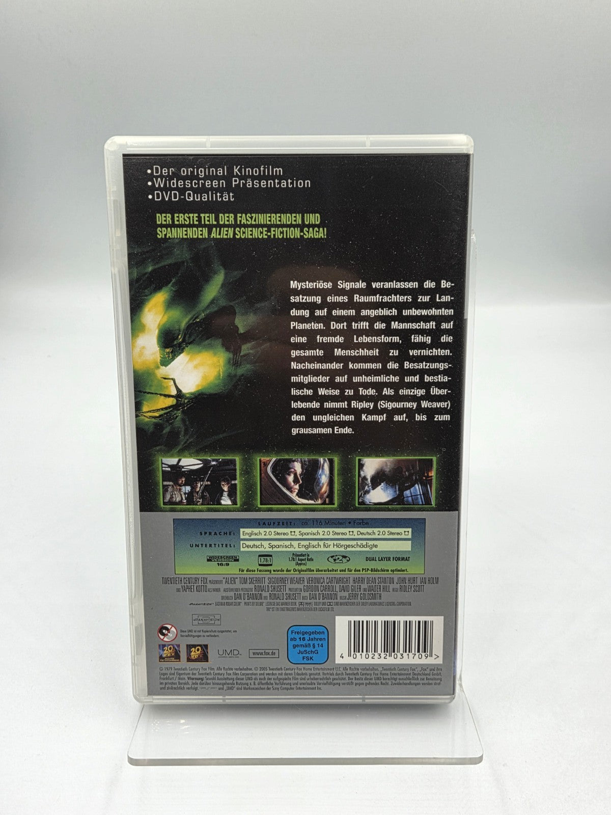 Sony PSP UMD. Video Alien Deutsch