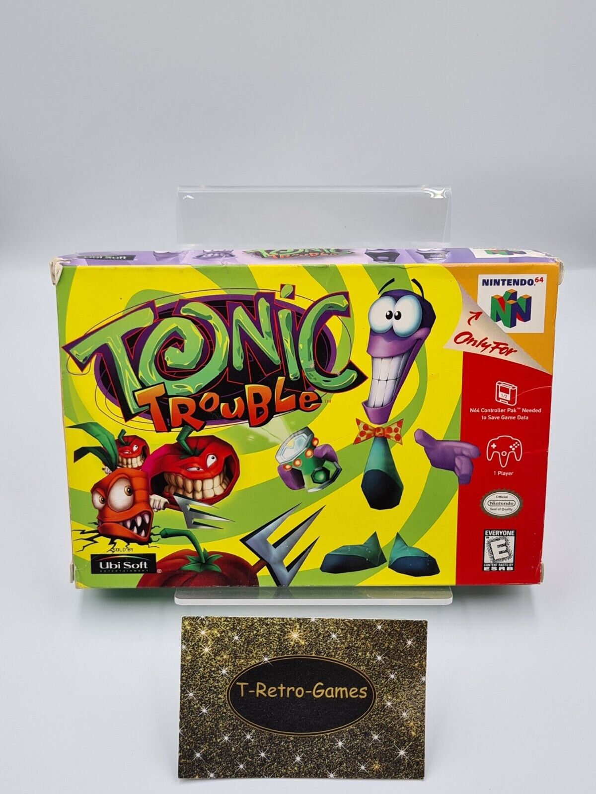 N64 Nintendo 64 Tonic Trouble mit OVP und Anleitung USA NTSC - T-Retro-Games 