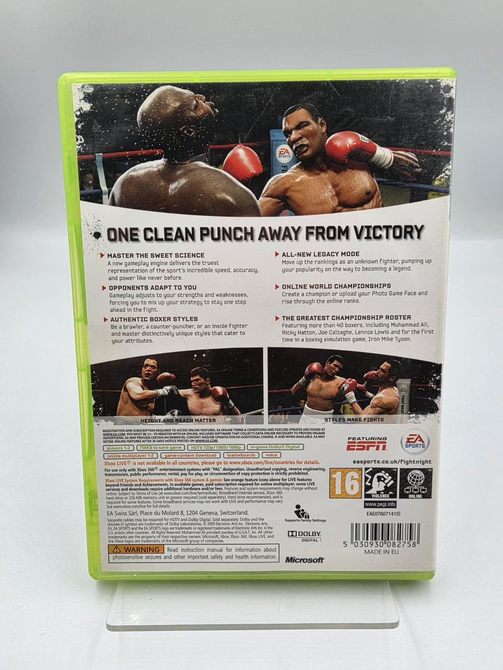 XBOX360 Spiel Fight Night Round 4 mit OVP und Anleitung Englisch