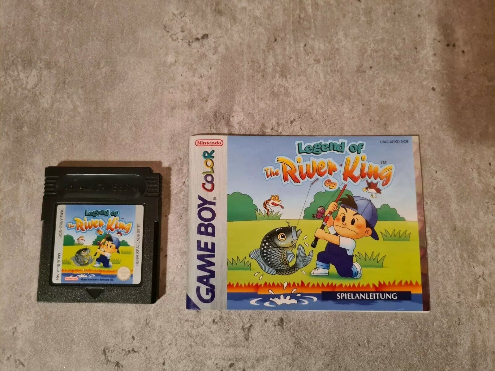 Nintendo Game Boy Color Legend of The River King mit OVP und Anleitung NOE - T-Retro-Games 
