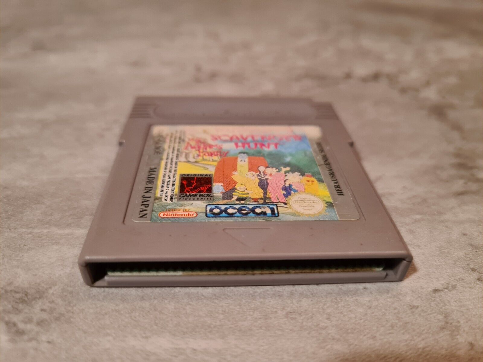 Nintendo Gameboy Classic The Addams Family Pugsley's Scavenger Hunt Modul NOE - T-Retro-Games 
