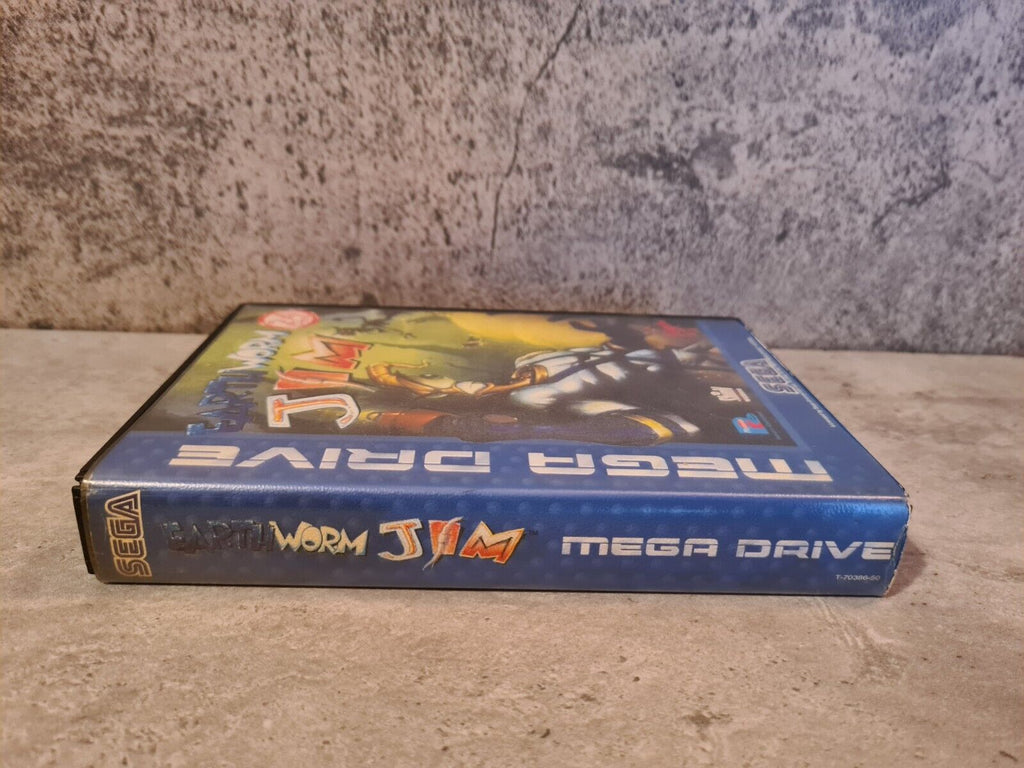Sega Mega Drive Spiel Earthworm Jim mit OVP und Anleitung Multi Language - T-Retro-Games 