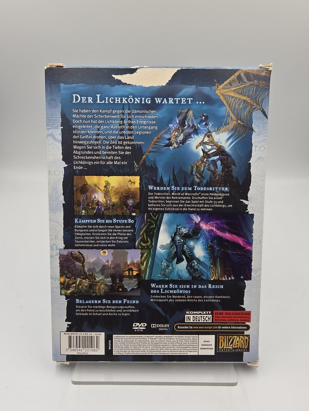 PC Spiel World of WarCraft Wrath of The Lich King Erweiterungsset OVP