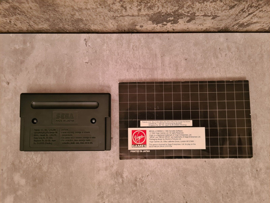 Sega Mega Drive Spiel Mega-Lo-Mania mit OVP und Anleitung Multi Language - T-Retro-Games 