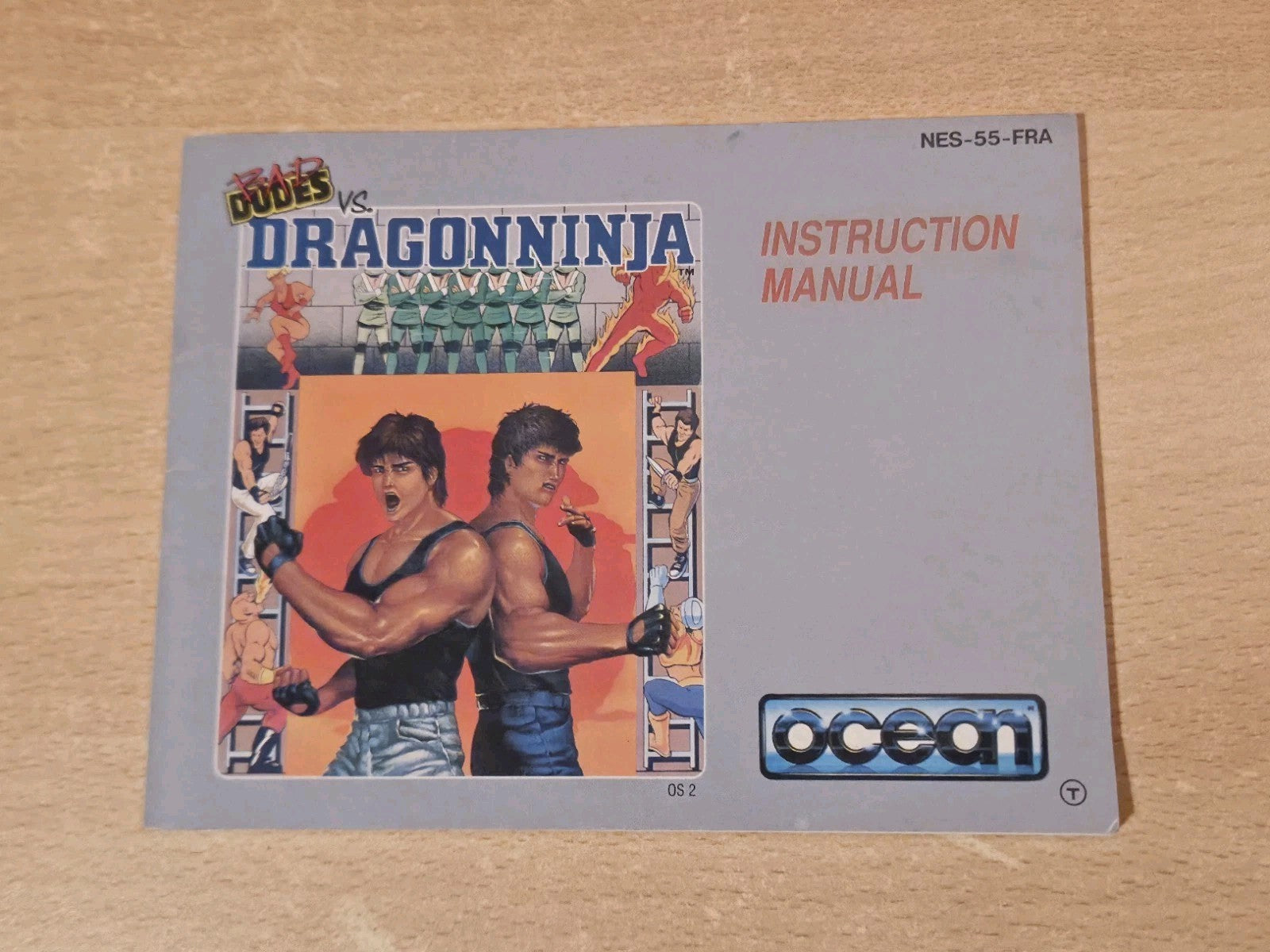 NES Dragonninja Spielanleitung Instruction Booklet FRA