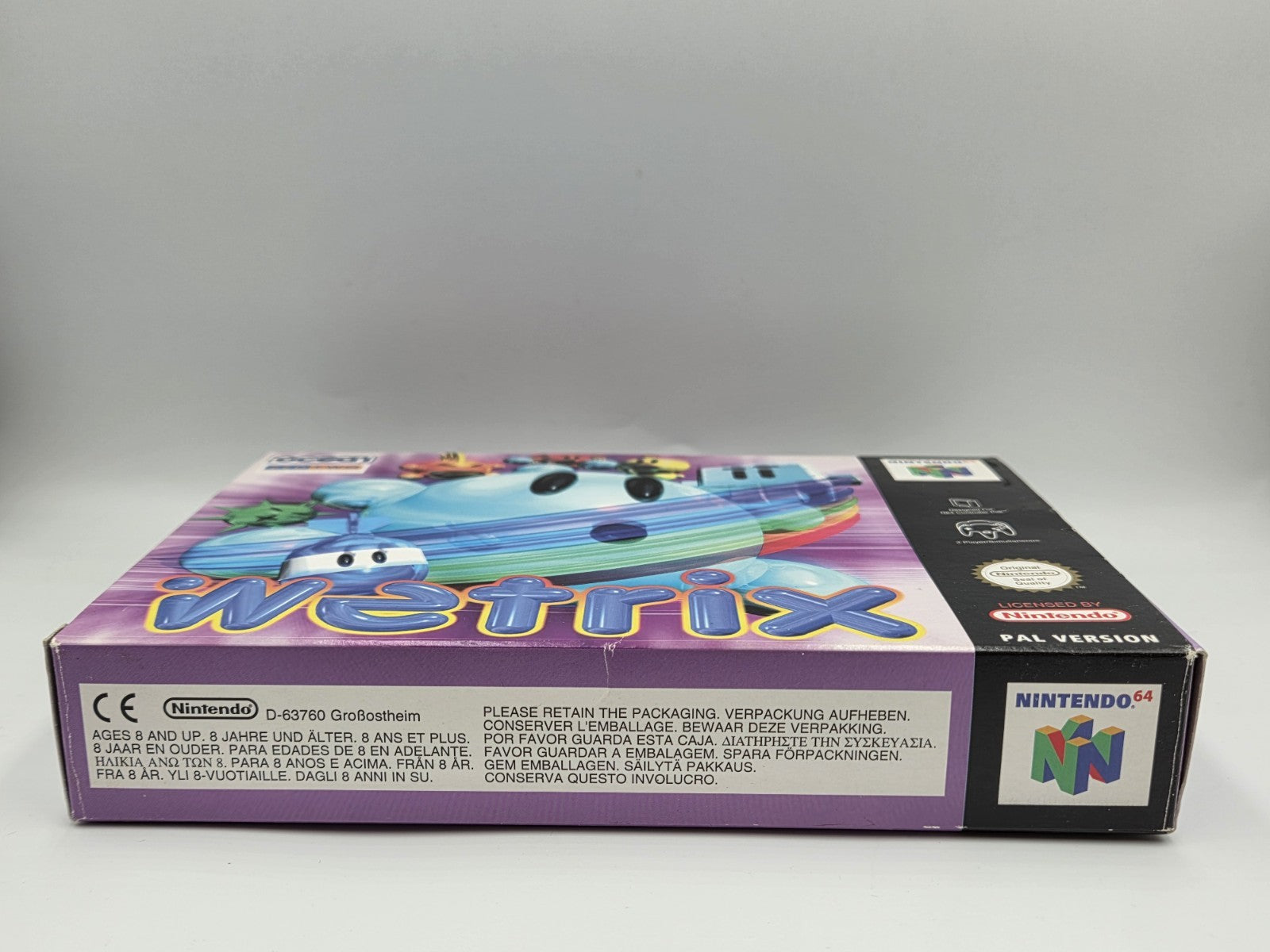N64 Nintendo 64 Wetrix mit OVP und Anleitung EUR