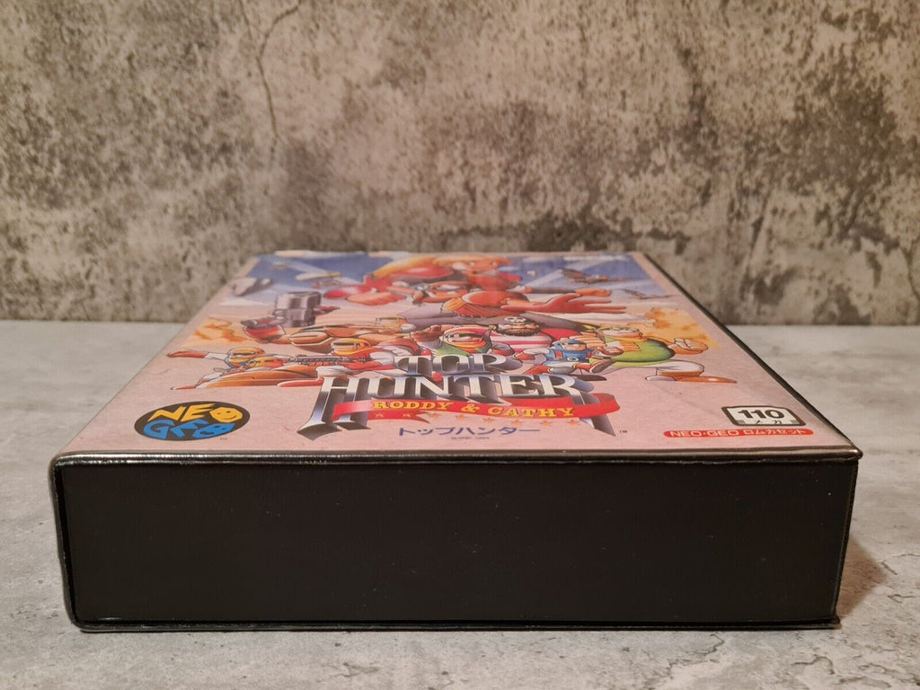 Neo Geo Top Hunter mit OVP und Anleitung Japan - T-Retro-Games 