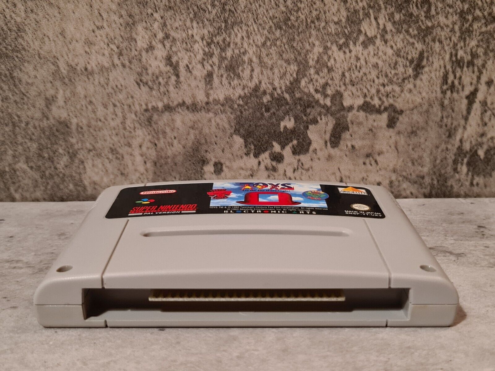 SNES Super Nintendo Toys Let the Toy Wars Begin Modul UKV - T-Retro-Games 