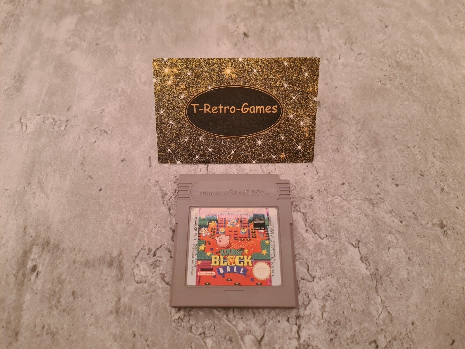 Nintendo Gameboy Classic Spiel Kirby's Block Ball Modul EUR – T-Retro-Games