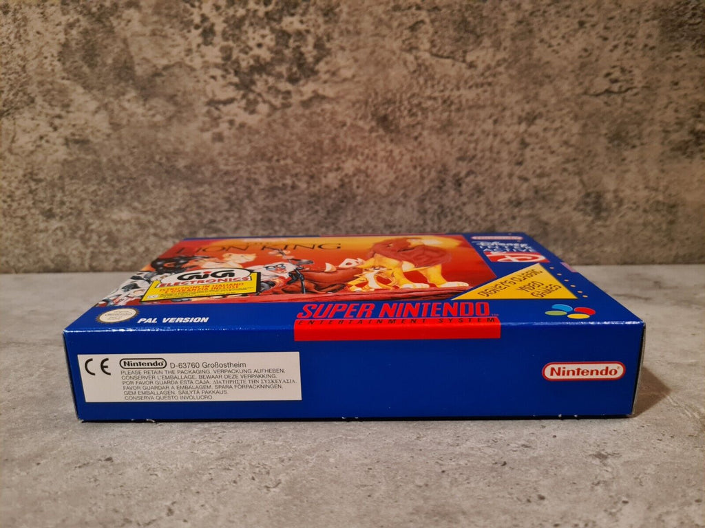 SNES Super Nintendo Disney's The Lion King mit OVP und Anleitung NUKV - T-Retro-Games 
