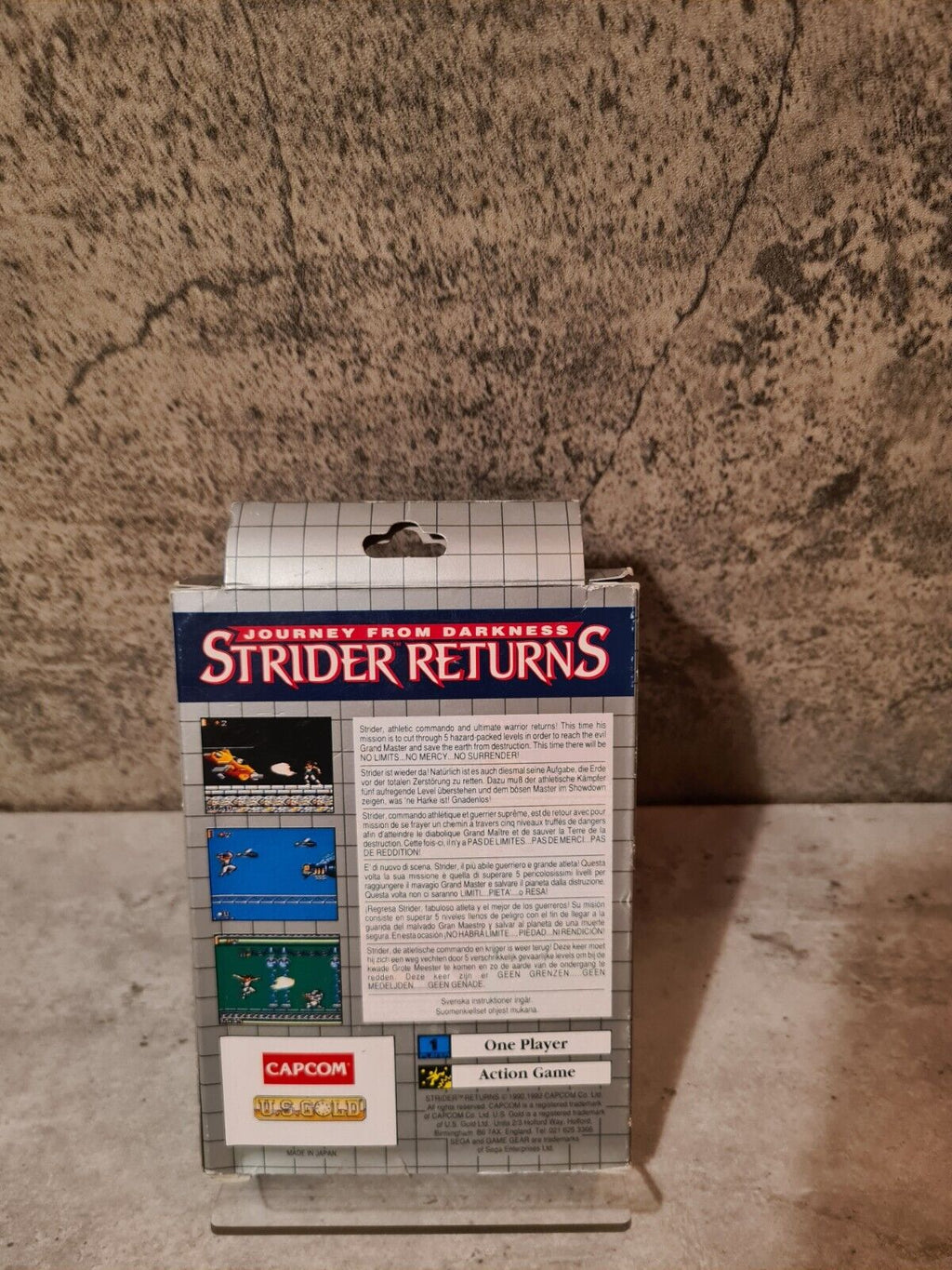 Sega Game Gear Strider Returns mit OVP und Anleitung Multi Language - T-Retro-Games 