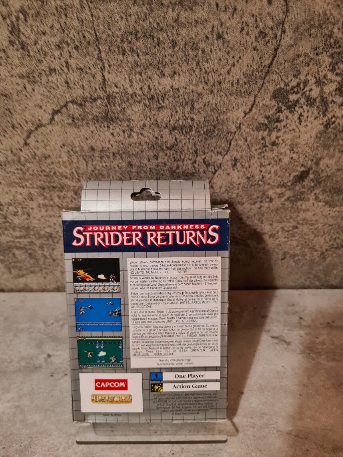 Sega Game Gear Strider Returns mit OVP und Anleitung Multi Language - T-Retro-Games 