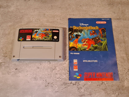 SNES Super Nintendo Disneys Das Dschungelbuch mit OVP und Anleitung NOE - T-Retro-Games 