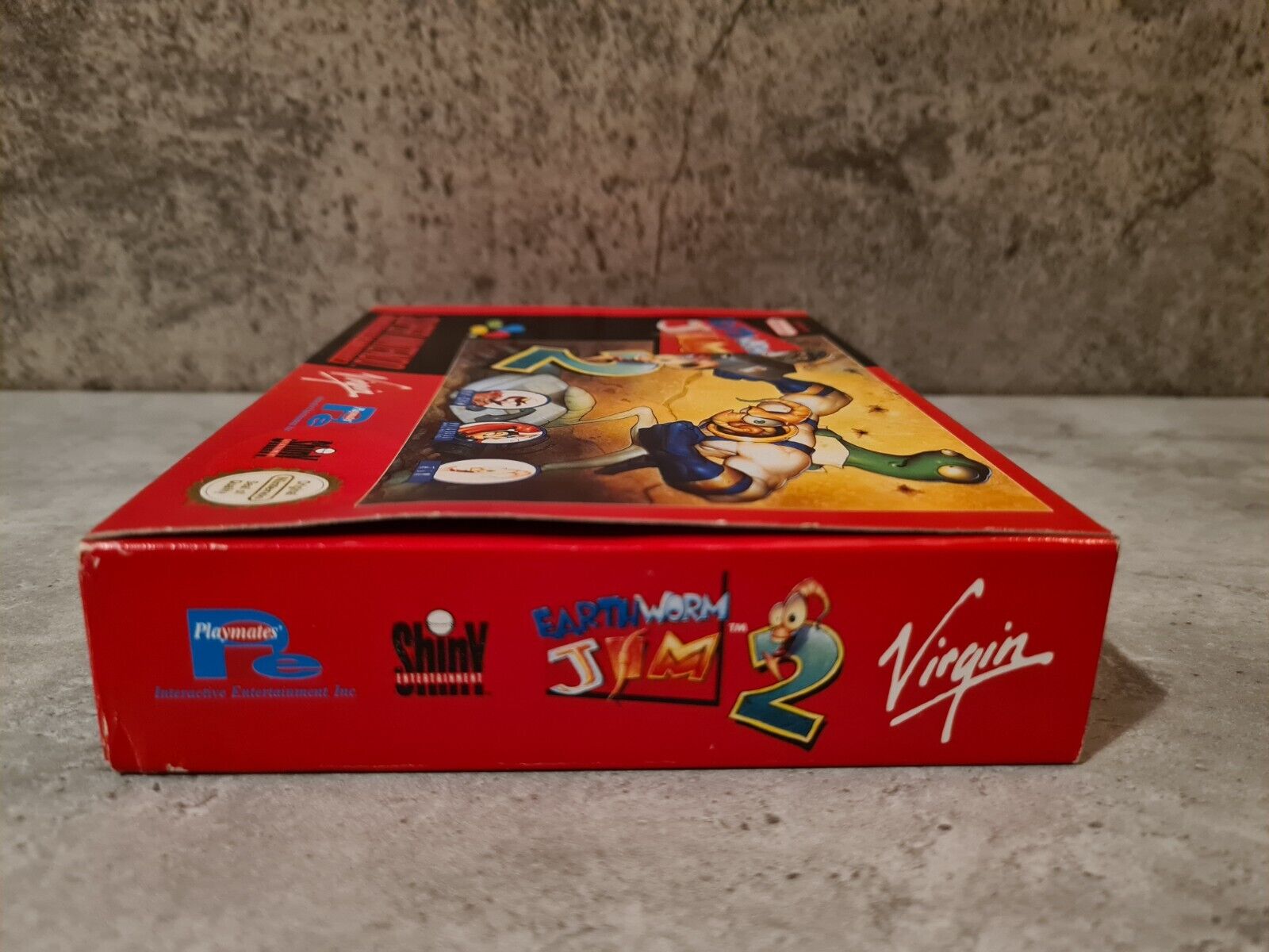 SNES Super Nintendo Earthworm Jim 2 mit OVP und Anleitung EUR - T-Retro-Games 