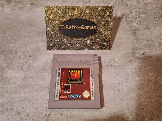 Nintendo Gameboy Classic Spiel Desert Strike Return to the Golf Modul FAH - T-Retro-Games 
