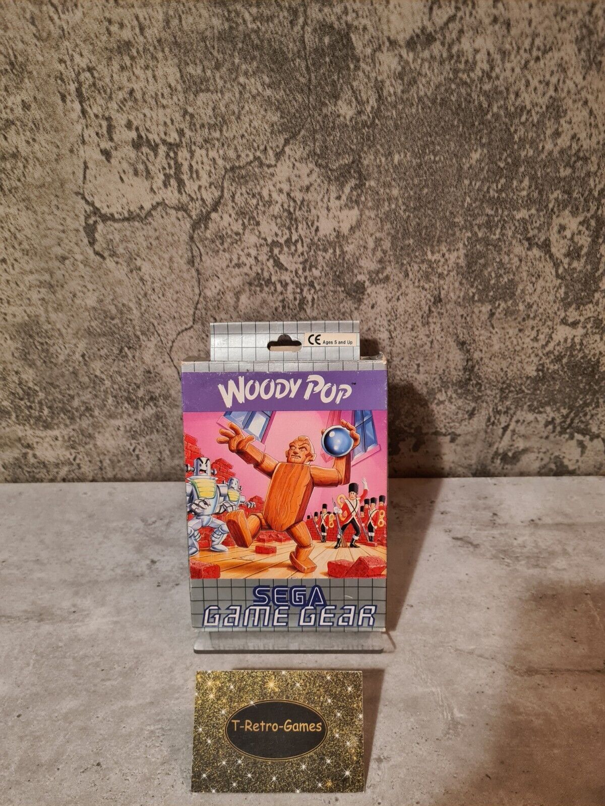 Sega Game Gear Woody Pop mit OVP und Anleitung Multi Language - T-Retro-Games 