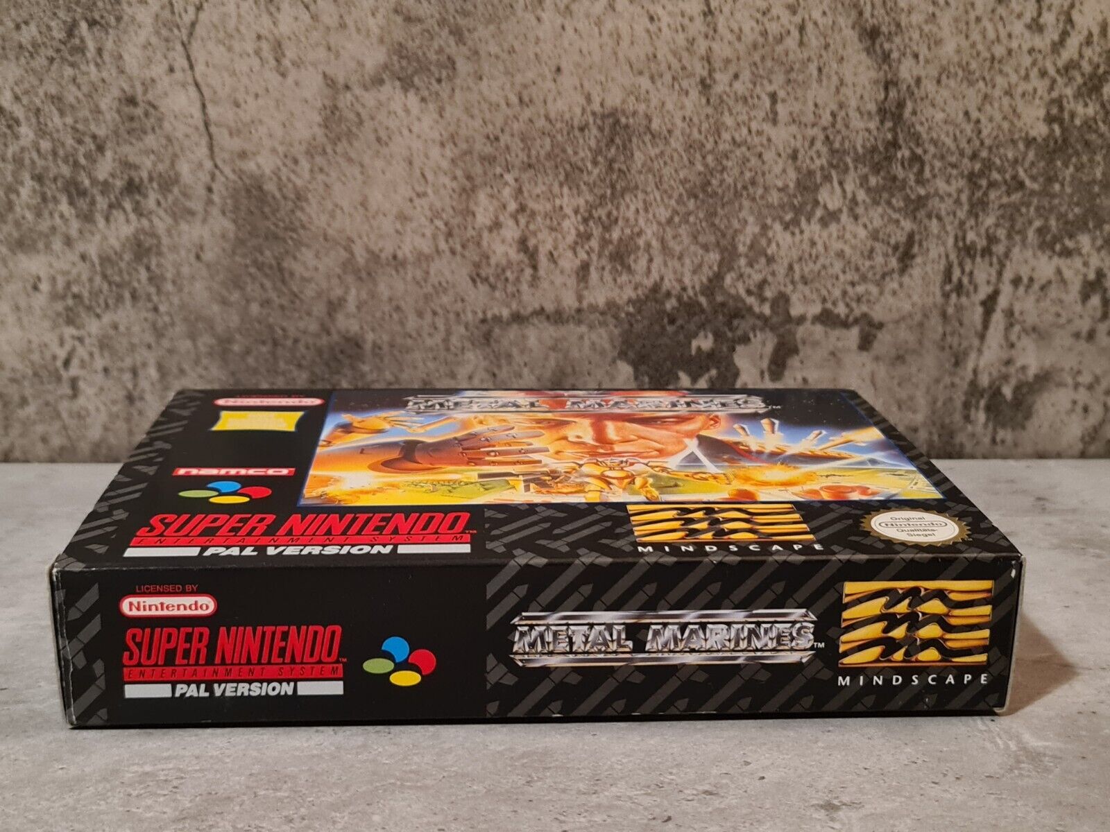 SNES Super Nintendo Metal Marines mit OVP und Anleitung + Poster NOE - T-Retro-Games 