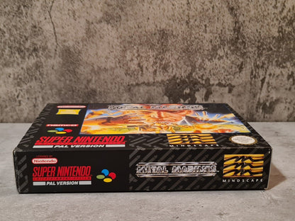 SNES Super Nintendo Metal Marines mit OVP und Anleitung + Poster NOE - T-Retro-Games 