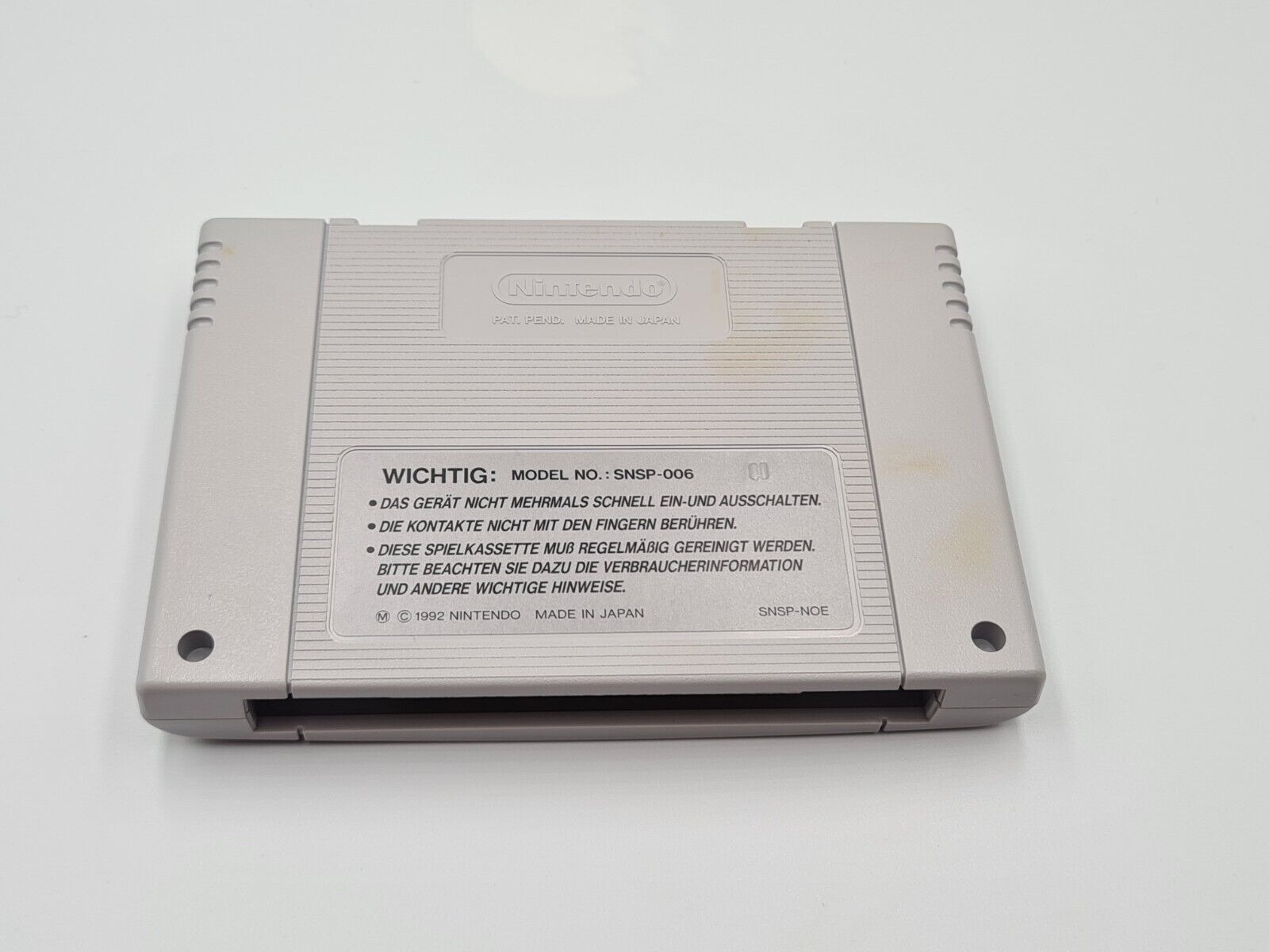 SNES Super Nintendo Outlander mit OVP und Anleitung NOE - T-Retro-Games 