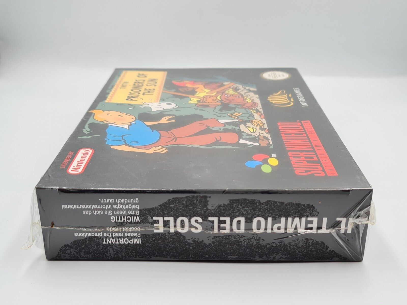 SNES Super Nintendo TinTin Prisoners of The Sun EUR Neu Sealed - T-Retro-Games 