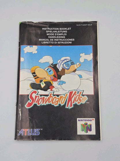 N64 Nintendo 64 Spiel Snowboard Kids mit OVP und Anleitung EUR