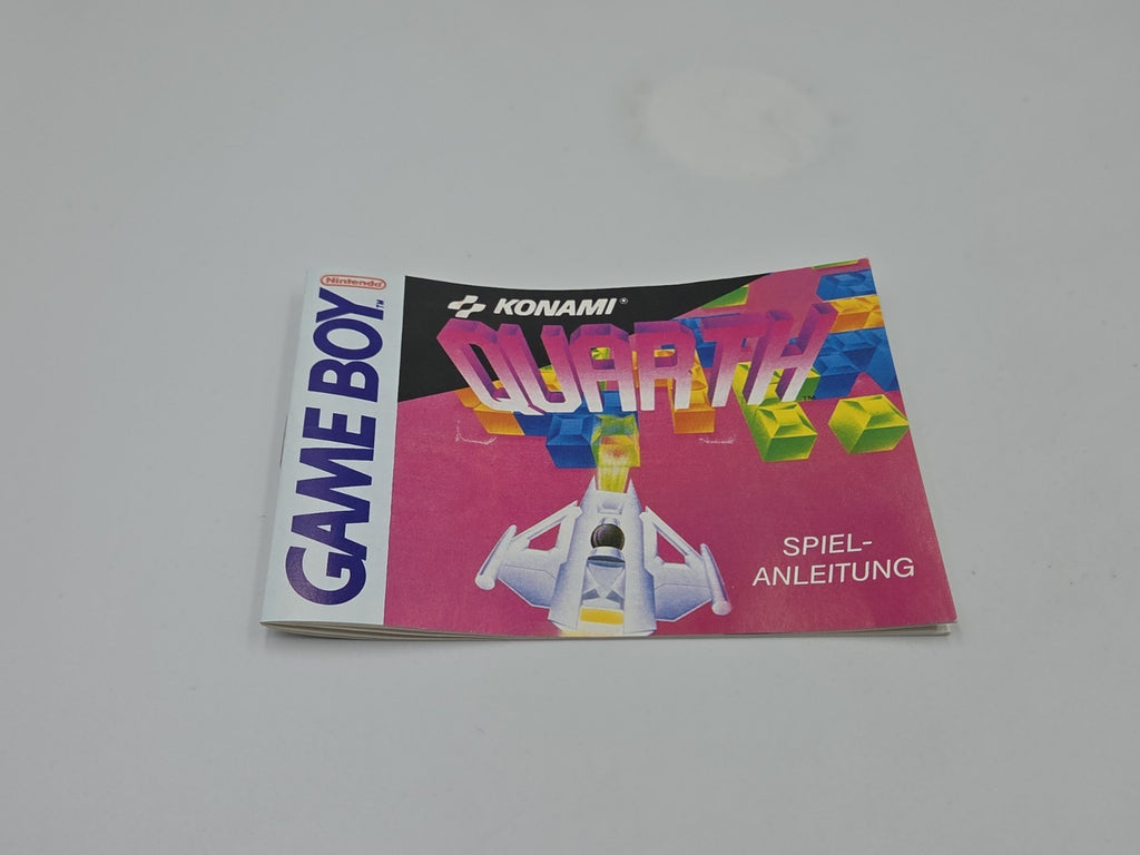 Nintendo Game Boy Classic  Spiel Quarth mit OVP und Anleitung NOE