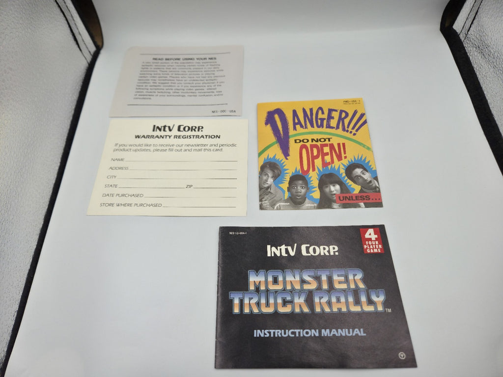 Nintendo NES Monster Truck Rally mit OVP und Anleitung USA