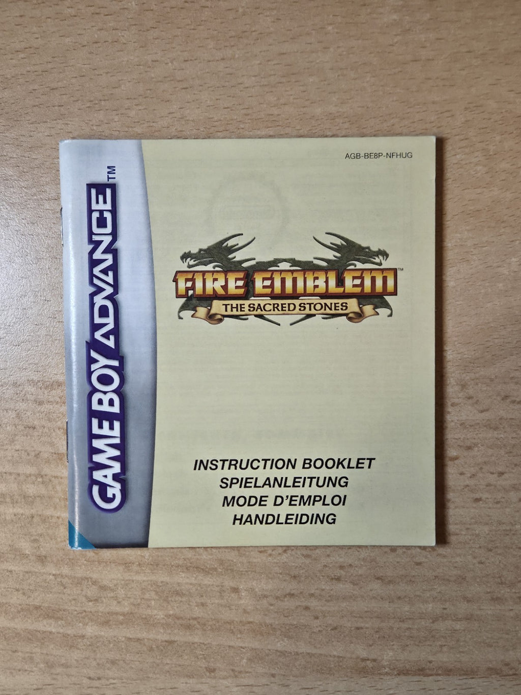Nintendo Game Boy Advance Fire Emblem The Sacred Stones Spielanleitung NFHUG