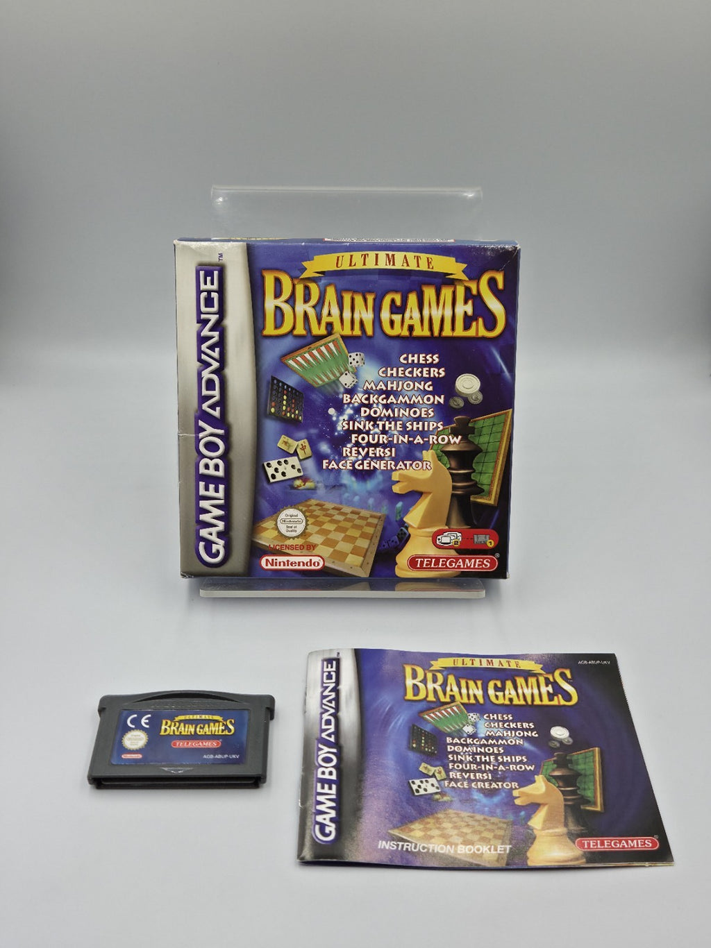 Nintendo Game Boy Advance Spiel Ultimate Brain Games mit OVP und Anleitung UKV