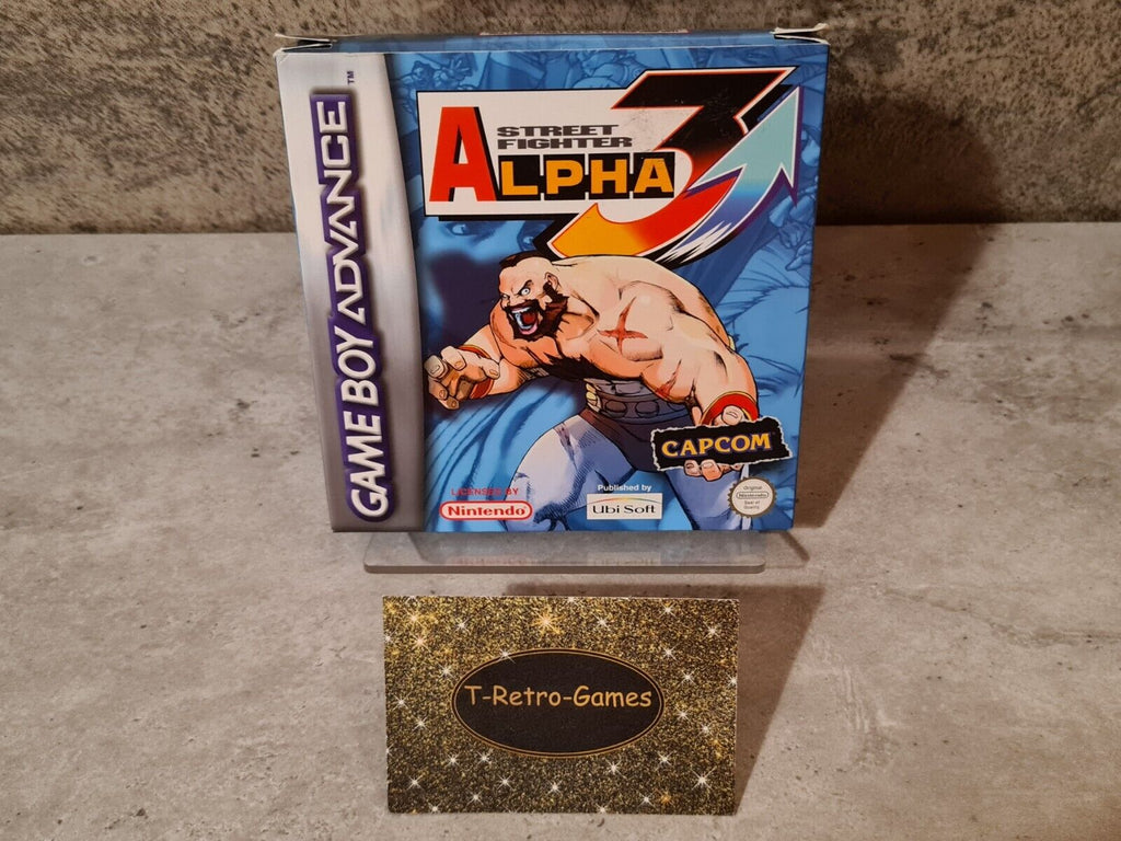 Nintendo Game Boy Advance Street Fighter Alpha 3 mit OVP und Anleitung EUR - T-Retro-Games 