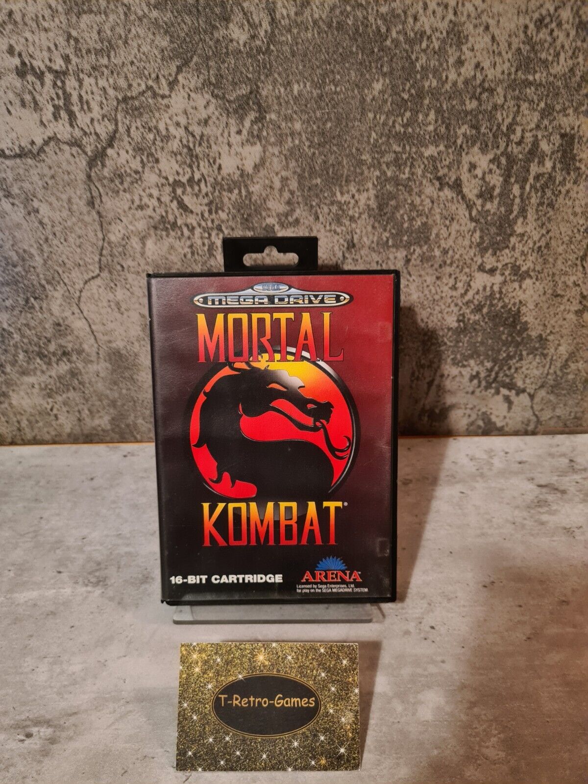 Sega Mega Drive Spiel Mortal Kombat mit OVP und Anleitung Multi Language - T-Retro-Games 