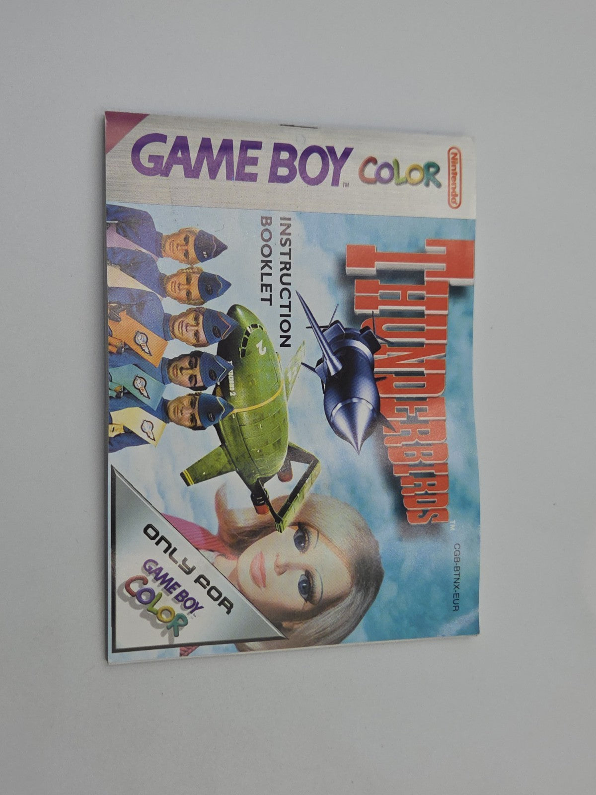 Nintendo Game Boy Color Spiel Thunderbirds mit OVP und Anleitung EUR