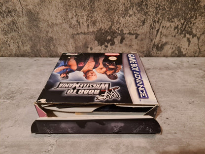 Nintendo Gameboy Advance WWF Road to Wrestlemania mit OVP und Anleitung EUR - T-Retro-Games 
