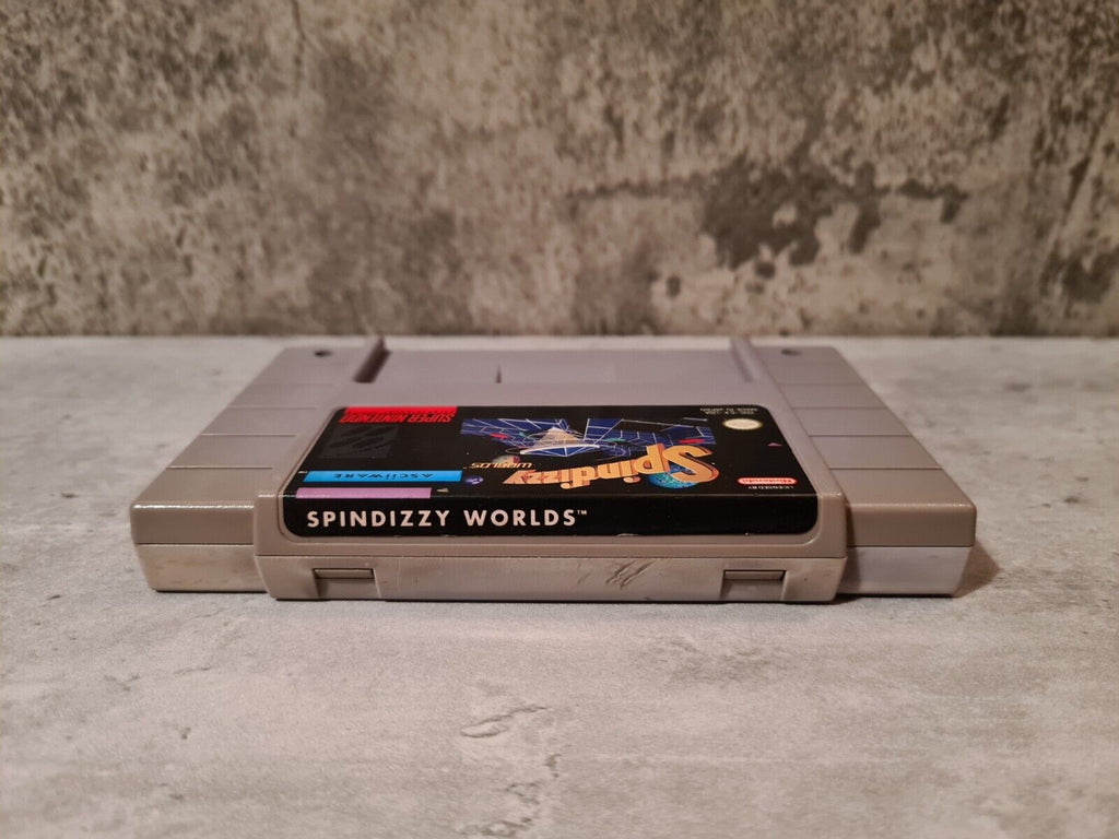 SNES Super Nintendo Spindizzy Worlds NTSC USA Modul - T-Retro-Games 