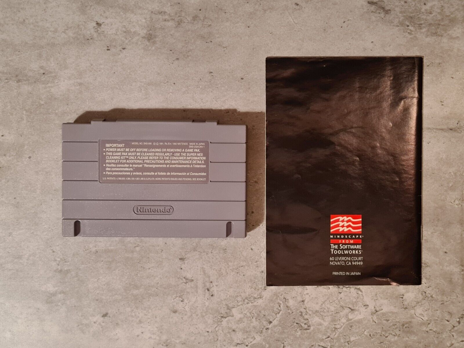 SNES Super Nintendo Out to Lunch mit OVP und Anleitung NTSC-USA - T-Retro-Games 