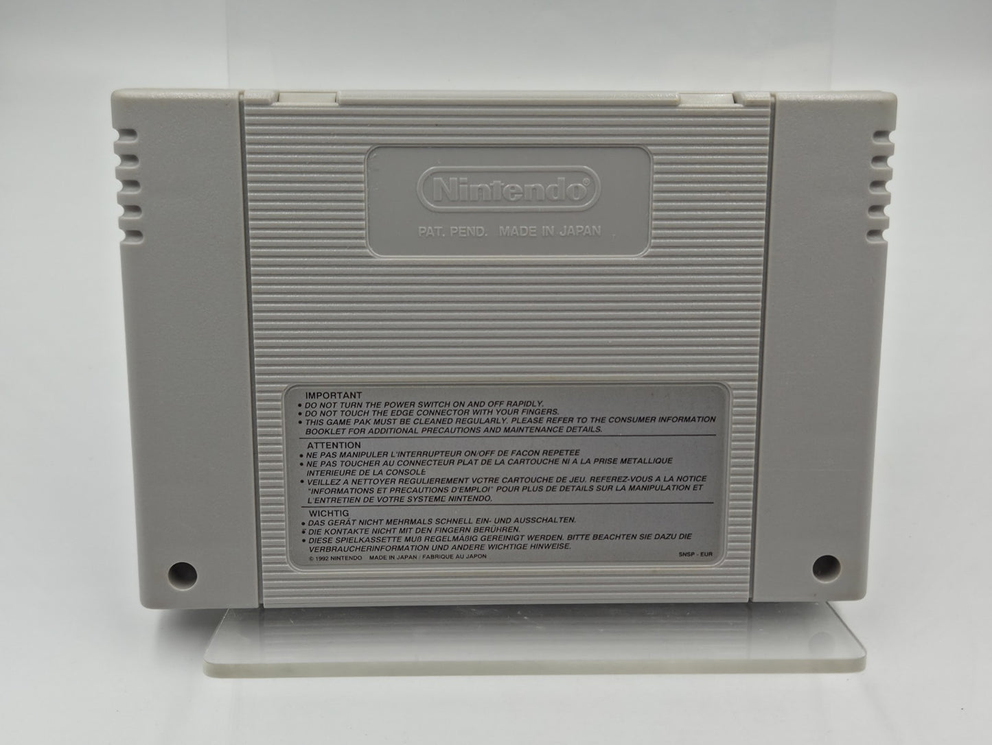 SNES Super Nintendo Castlevania Vampires Kiss Modul EUR