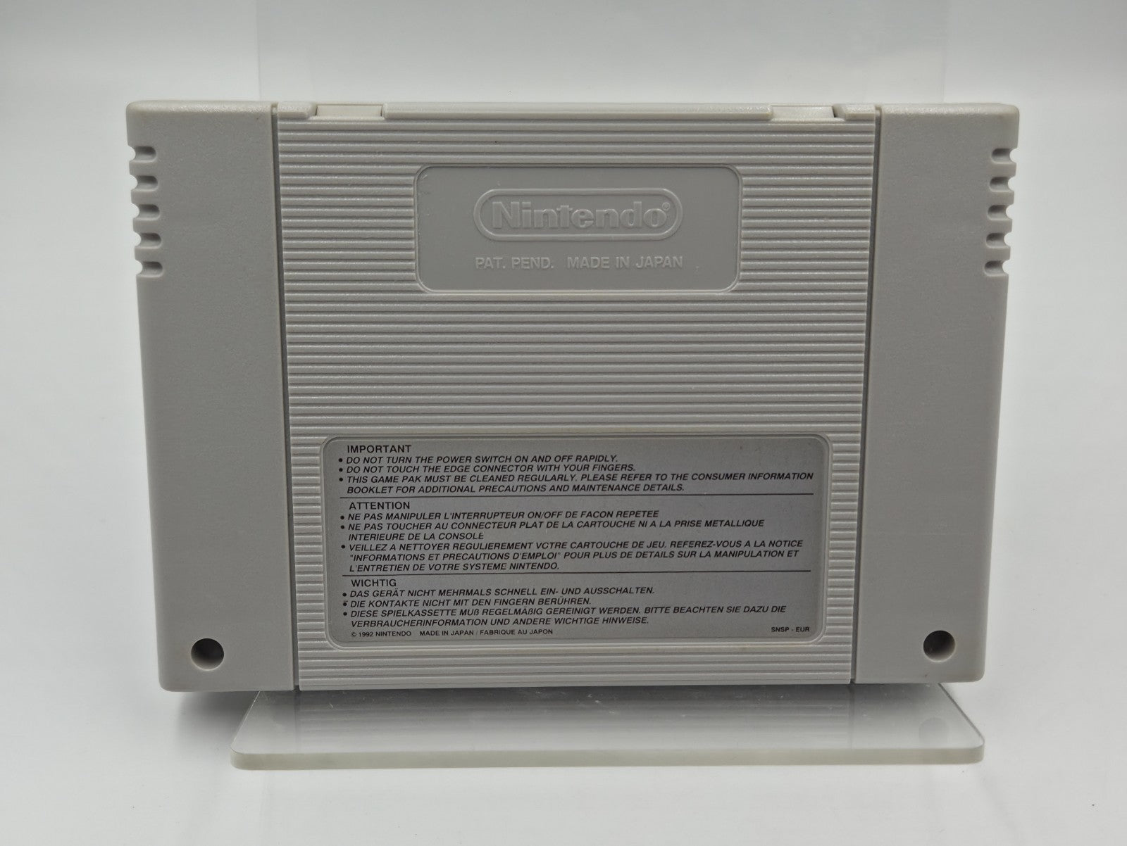 SNES Super Nintendo Castlevania Vampires Kiss Modul EUR