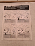 SNES Super Nintendo Anschlussplan Poster FAH 1991 - T-Retro-Games 