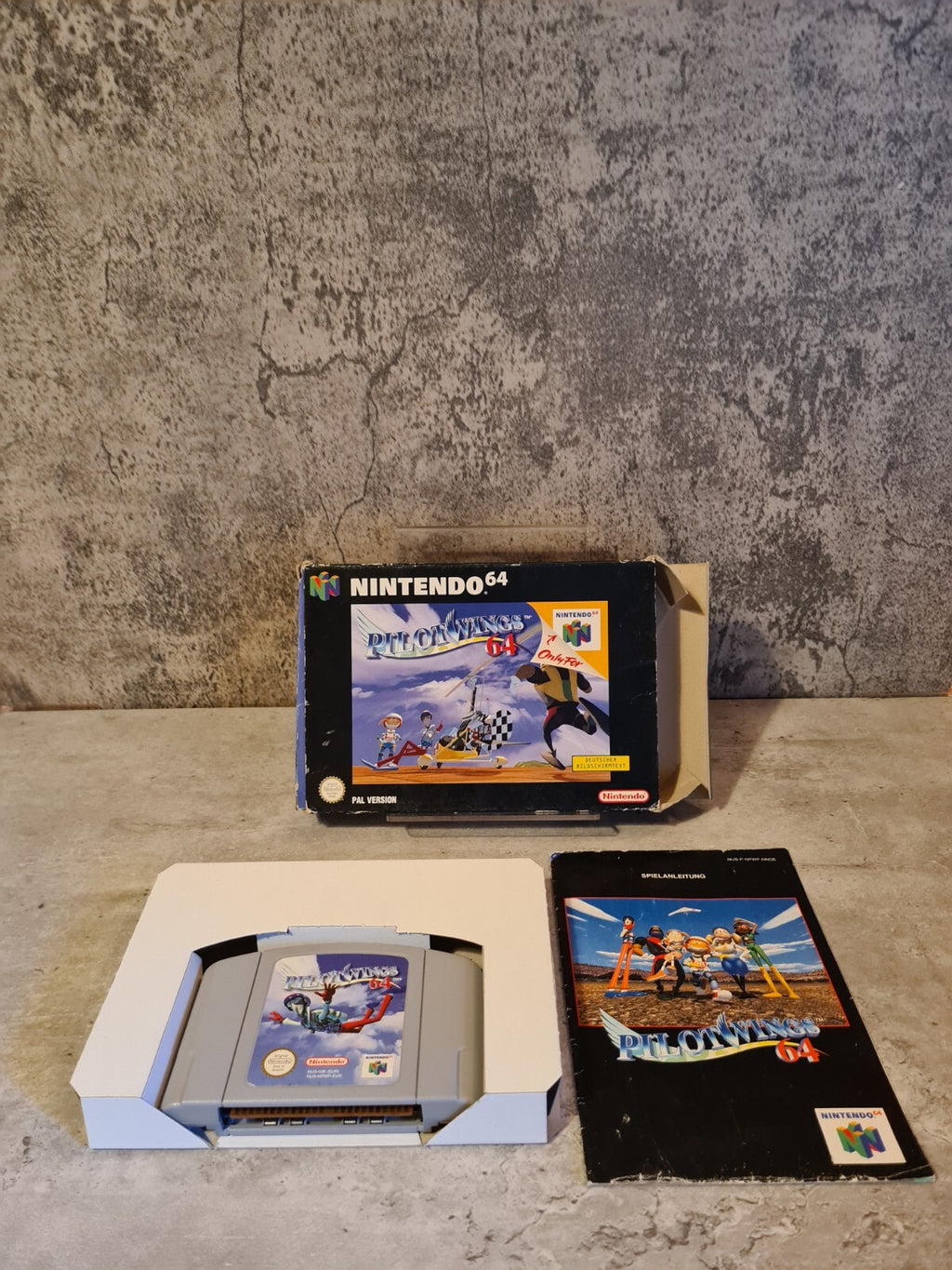 N64 Nintendo 64 Pilotwings 64 mit OVP und Anleitung NOE