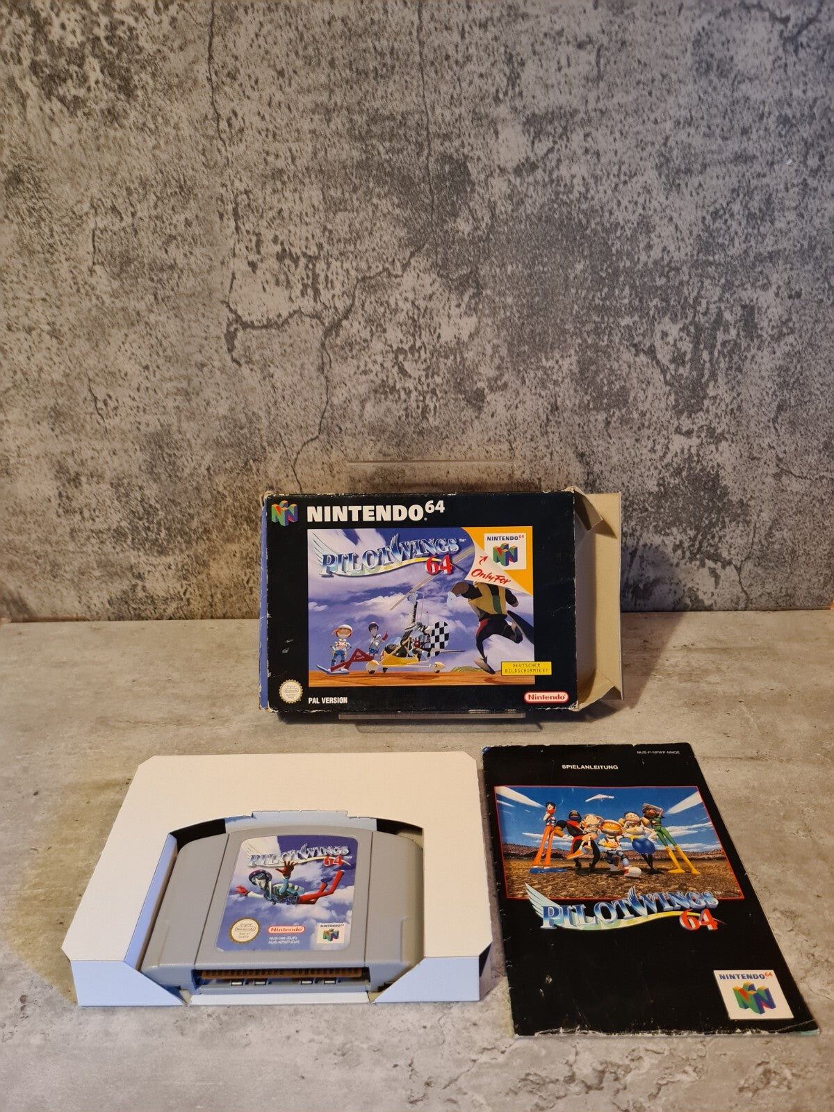 N64 Nintendo 64 Pilotwings 64 mit OVP und Anleitung NOE