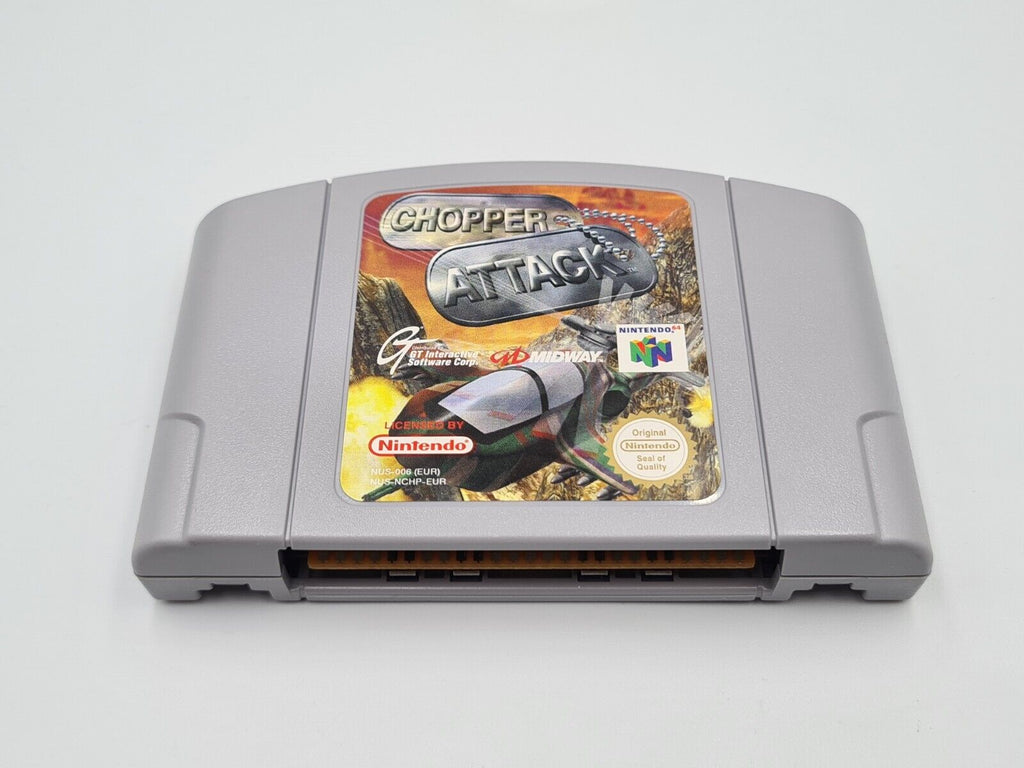N64 Nintendo 64 Chopper Attack mit OVP und Anleitung EUR - T-Retro-Games 