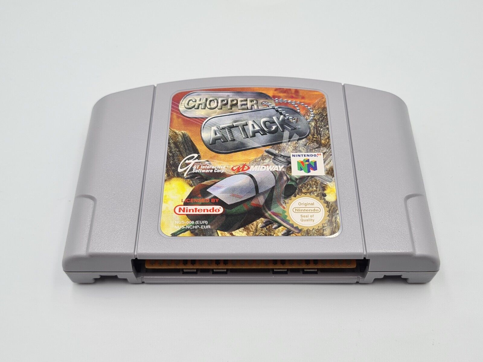 N64 Nintendo 64 Chopper Attack mit OVP und Anleitung EUR - T-Retro-Games 
