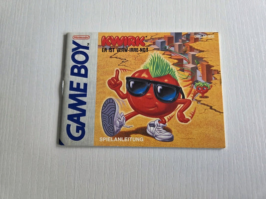 Nintendo Game Boy Classic Kwirk Spielanleitung Instruction Booklet NOE